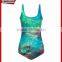 Spirit reversible seamless bikini high cut one piece swimsuit