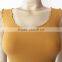 plain seamless lady fashion nude tank top