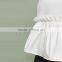 Polyester Camisole backless ruffles Solid white Size:XXL Sold By PC