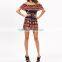 backless off shoulder printed reddish orange pictures latest women fashion sex dress