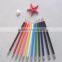 HIGH QUALITY 12PCS WATER COLOR PENCILS IN PAPER BOX PASSED EN71 LISHUI FACTORY