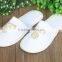 White Terry cloth Cheap Closed Toe Hotel Slippers
