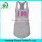 Pink Rhinestone Racerback Tank Tops Wholesale Cotton Women Vest in bulk