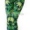Green Leaf Women Print Leggings
