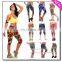 Wholesale Women Printed Sport Capri Leggings