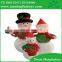 Hot inflatable christmas snowman with LED light for festival outdoor decoration