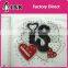 wholesale heart shaped hot fix motif for children clothing