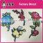cheap China embroidery blank patches embroidery gule applique butterfly patches iron-on