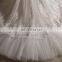 Pretty Plunge Neck Long Sleeve Lace Applique Wedding Dress Luxurious Long Train