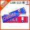 Customized knit acrylic winter football team scarf