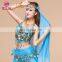 P-9010 chiffon and glittery professional Belly dance face head veils