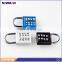 NEWMAN CP8030 Security Luggage Suitcase 4 Digit Button Combination Lock, Travel Combination Padlock
