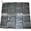 Black PP woven home garden ground cover fabric weed mat