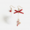 earring  christmas style