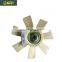 High Quality excavator parts 3066 fan blade 4 holes 6 blades cooling fan 5I-8000 for S6K