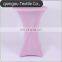 2020  hot sell 100%polyester good elastic cocktail table cover