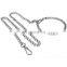 Stainless steel 304 material double head buckle iron chain pet supplies dog leash