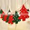 felt material christmas Ornaments for wall decoration