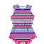 Baby Serape Pom Pom Rompers Bodysuit Fashion Baby Girl Onesie