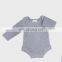 2019 organic cotton baby bodysuit long sleeve Rib cotton oversized newborn baby rib fabric rompers