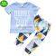 "MAMA'S BOY" Baby Boy Clothes Short Sleeve Cotton T-shirt Tops & Geometric Pant 2PCS Outfit Toddler