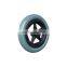 The lowest price wheelchair 24" spoke wheels with steel hand rim in China