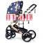 New 2019 Baby Stroller 3 In 1 For 0-3 Years Baby Prams With Removable Shopping Basket