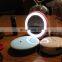 High quality mini round mirror pocket led make up mirror