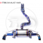 Titanium Alloy Exhaust Pipe Manifold Downpipe is Suitable for Audi TTRS Auto Modification Electronic Valve whatsapp008613189999301