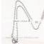 fashion necklaces 2014 stainless steel silver snake chain necklace