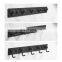 Punch-free Wall Hanger Stainless Steel Robe Hook Rack Clothes Coat Hook 3/4 /5/6/7/8 Hooks