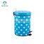 Superior Quality Stainless Steel Pedal Bin Colorful Trash Can for House Use