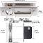 Sliding Barn Door Mortise Latch Lock Invisible Recessed Handle Latch with 3 Keys Interior Wood Pocket Door Lock