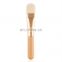 Private Label Skin Care Soft Synthetic Hair Wood Handle Facial Mask Brush Wood Mask Brushes