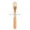 Private Label Skin Care Soft Synthetic Hair Wood Handle Facial Mask Brush Wood Mask Brushes