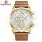 NAVIFORCE NF9148 Man Quartz Watch Luxury Waterproof Top Brand Fashion Leather Sport Watch