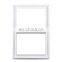 American style Upvc single hung windows sliding window NFRC certified