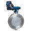 Three eccentric metal hard seal stainless steel butterfly valveD343W-25RL