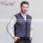 Old Men Warm Vest Lamb Wool Men's V Neck Merino Wool Sweater for Men