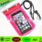 waterproof phone bag china wholesale fashion glitter sparkling stars quicksand green pink