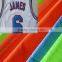 dyed polyester mesh lining fabric for sportswear