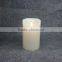 Moving wick flameless LED candle with timer