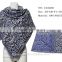 2016 colorful twill square tassels scarf geometry design
