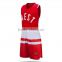 2016 latest design custom sportwear red basketball uniforms exercise jersey set wholesale