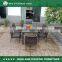 6 Seater Rattan Garden Dinning Table Set