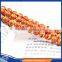 8mm orange synthetic malachite beads,colorful stripe semi precious stone beads