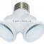 Fireproof E27 to 2 E27 Lamp Holder Converter Socket Led Light Bulb Base Type E27 to 2E27 Splitter Adapter For Led Lamp