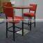 leather bar chair and bar table XYN1251