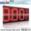 Factory direct supply gas/oil price station led display/led 8 numbers price sign display