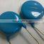high voltage blue disc ceramic capacitor 30KV 300PF for electronics component